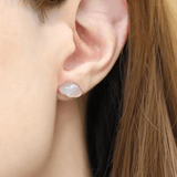 Cloud Mother of Pearl Studs - Love Estella