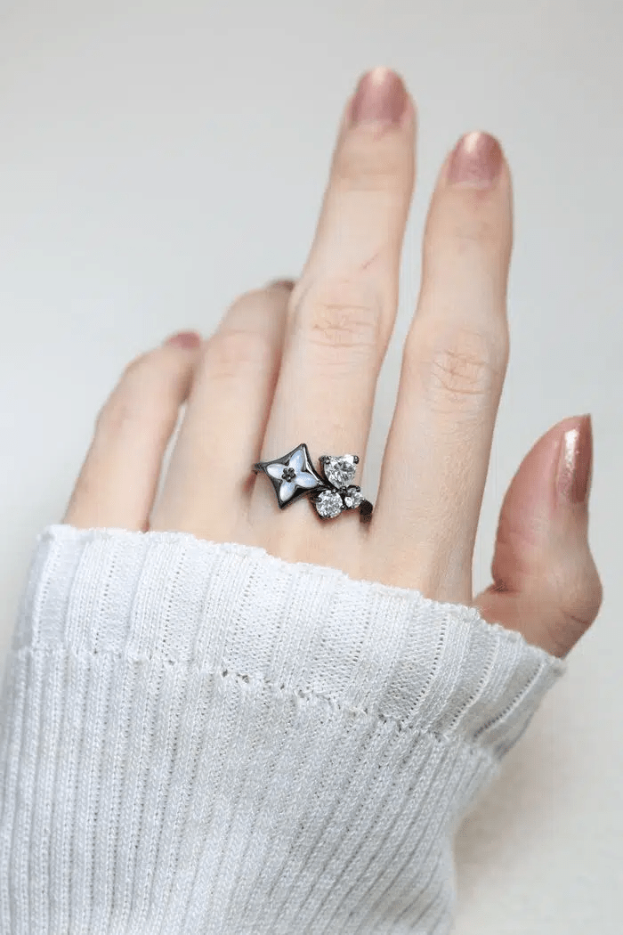 Clover Monogram Cluster Ring by Elate - Love Estella