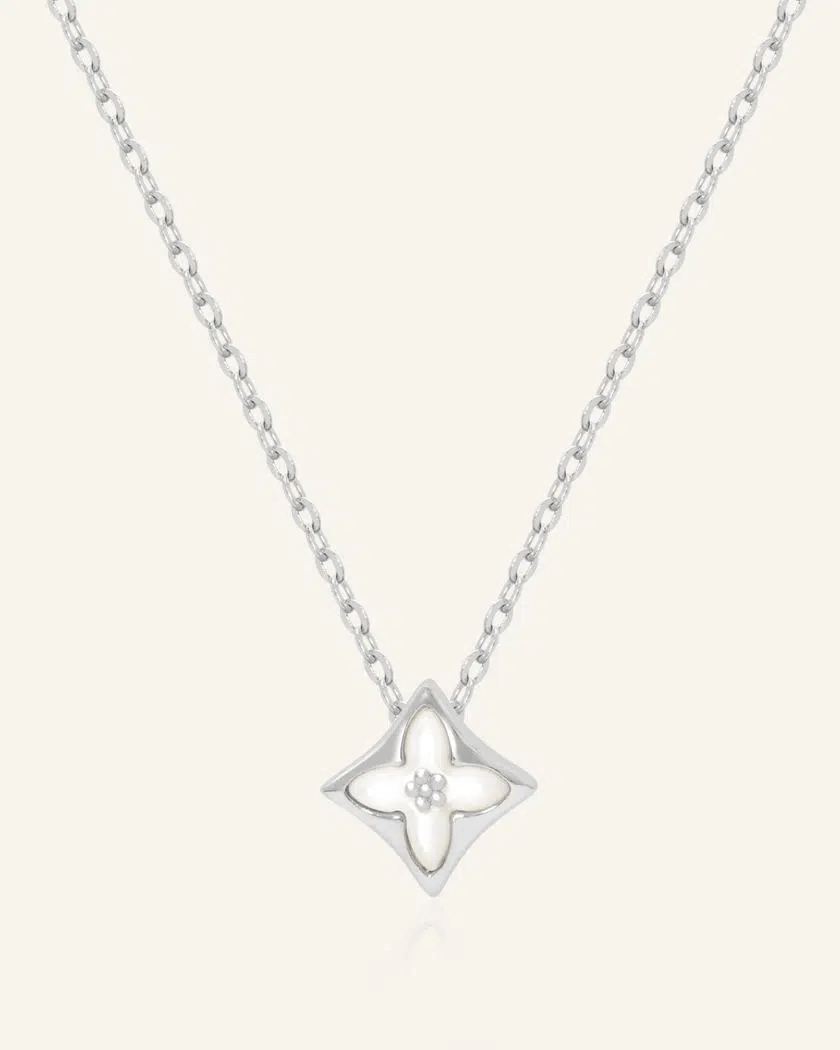 Clover Monogram Necklace by Elate - Love Estella