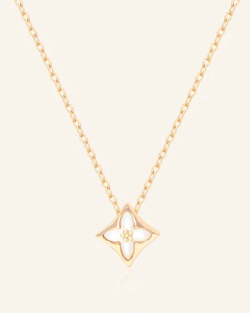 Clover Monogram Necklace by Elate - Love Estella