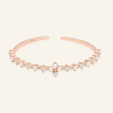 Clover Sparkle Cuff (FWP, Moissanite) by Elate - Love Estella