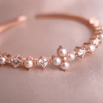 Clover Sparkle Cuff (FWP, Moissanite) by Elate - Love Estella