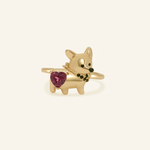 Corgi Ring (Rhodolite) - Love Estella