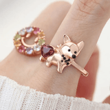 Corgi Ring (Rhodolite) - Love Estella