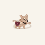 Corgi Ring (Rhodolite) - Love Estella