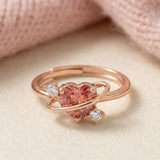 Cosmic Crush Ring (1 Carat), Sunset Rose