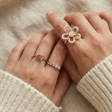 Cosmic Crush Ring (1 Carat), Sunset Rose