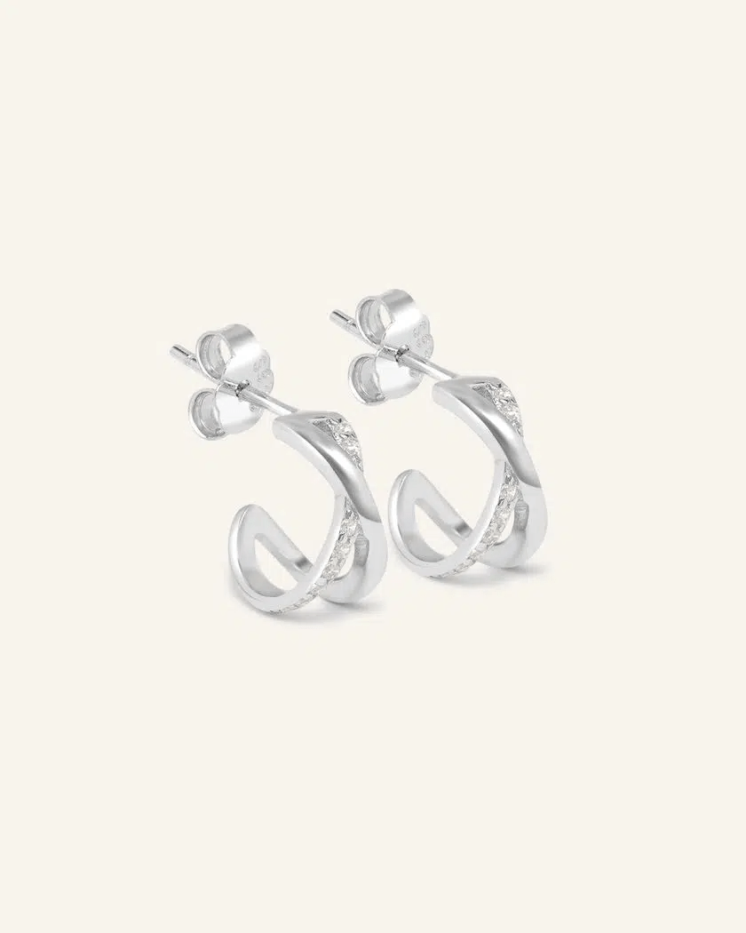 Criss - Cross Studs - Love Estella