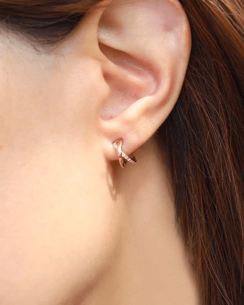 Criss - Cross Studs - Love Estella