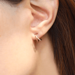 Criss - Cross Studs - Love Estella