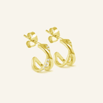 Criss - Cross Studs - Love Estella