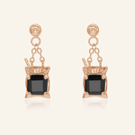 Dabao Kopi Studs (Black Spinel) - Love Estella