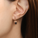 Dabao Kopi Studs (Black Spinel) - Love Estella