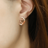 Deer Moissanite Studs - Love Estella