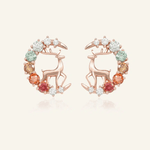 Deer Moissanite Studs - Love Estella