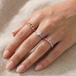 Diamond Cut Unheated Sapphire Band - Love Estella