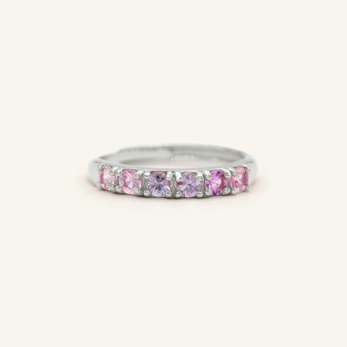 Diamond Cut Unheated Sapphire Band - Love Estella