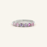 Diamond Cut Unheated Sapphire Band - Love Estella