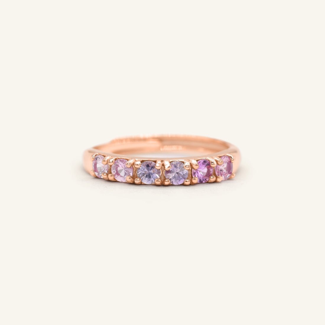 Diamond Cut Unheated Sapphire Band - Love Estella