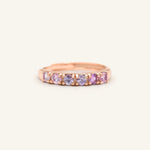 Diamond Cut Unheated Sapphire Band - Love Estella