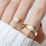 Dog Zodiac MOP Ring - Love Estella