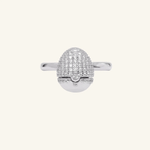 Dragon Egg Ring (White Moissanite) - Love Estella