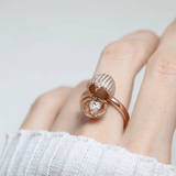 Dragon Egg Ring (White Moissanite) - Love Estella
