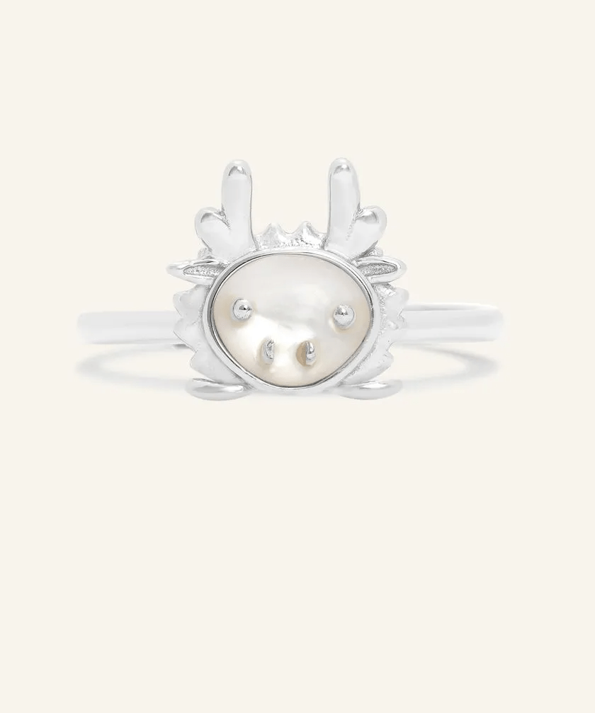 Dragon Zodiac MOP Ring - Love Estella