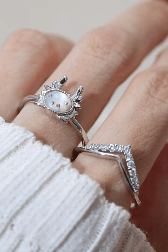 Dragon Zodiac MOP Ring - Love Estella
