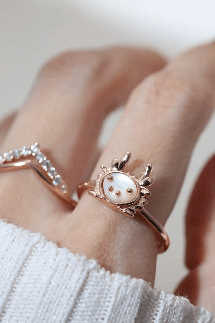 Dragon Zodiac MOP Ring - Love Estella