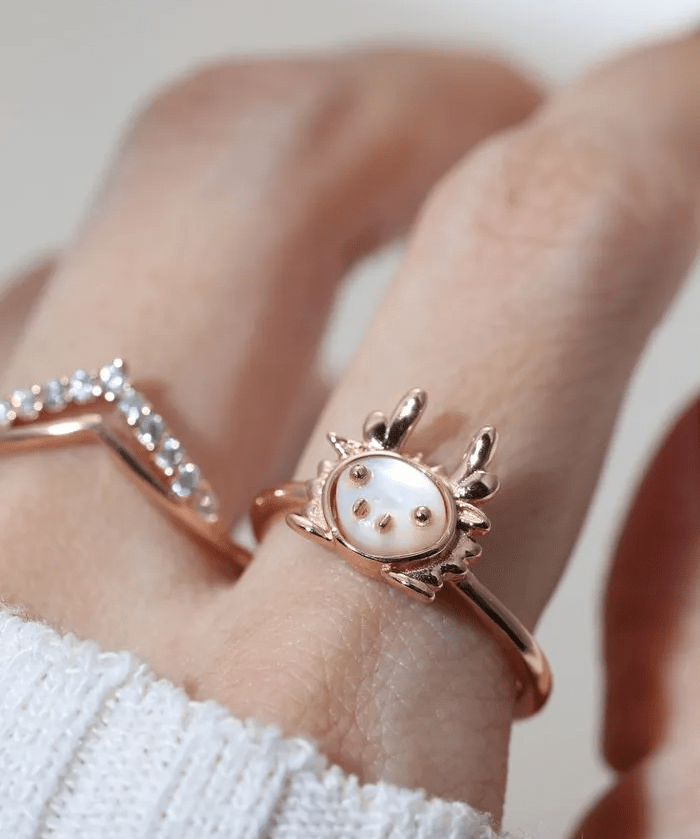 Dragon Zodiac MOP Ring - Love Estella