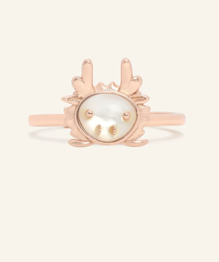 Dragon Zodiac MOP Ring - Love Estella