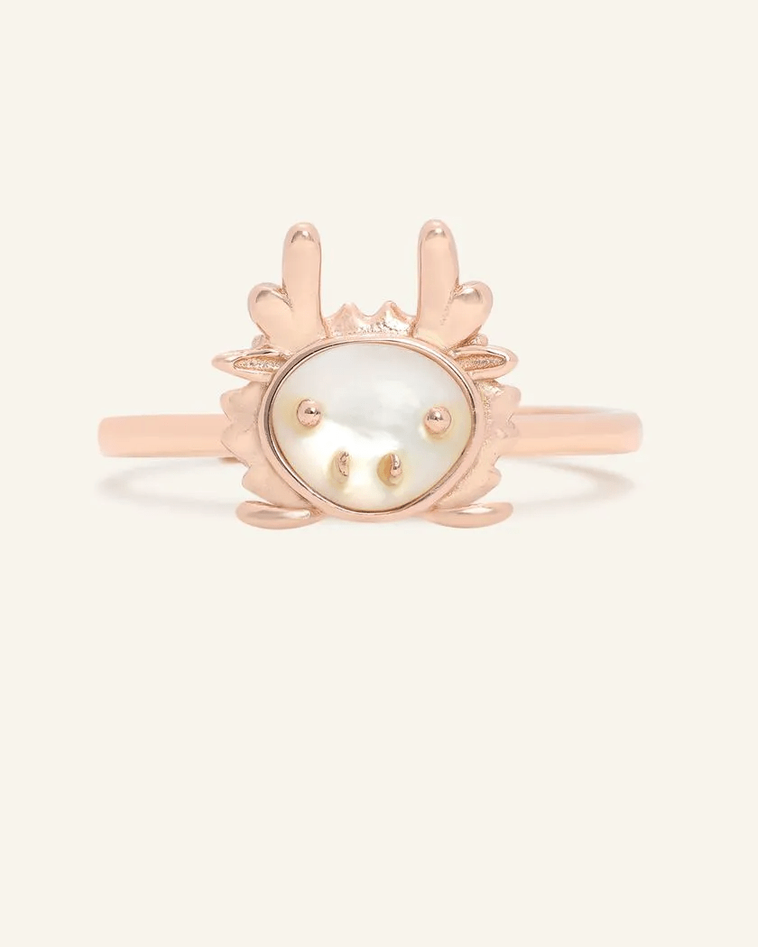Dragon Zodiac MOP Ring - Love Estella