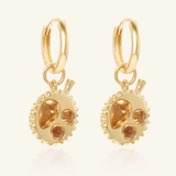 Durian Citrine Huggies - Love Estella