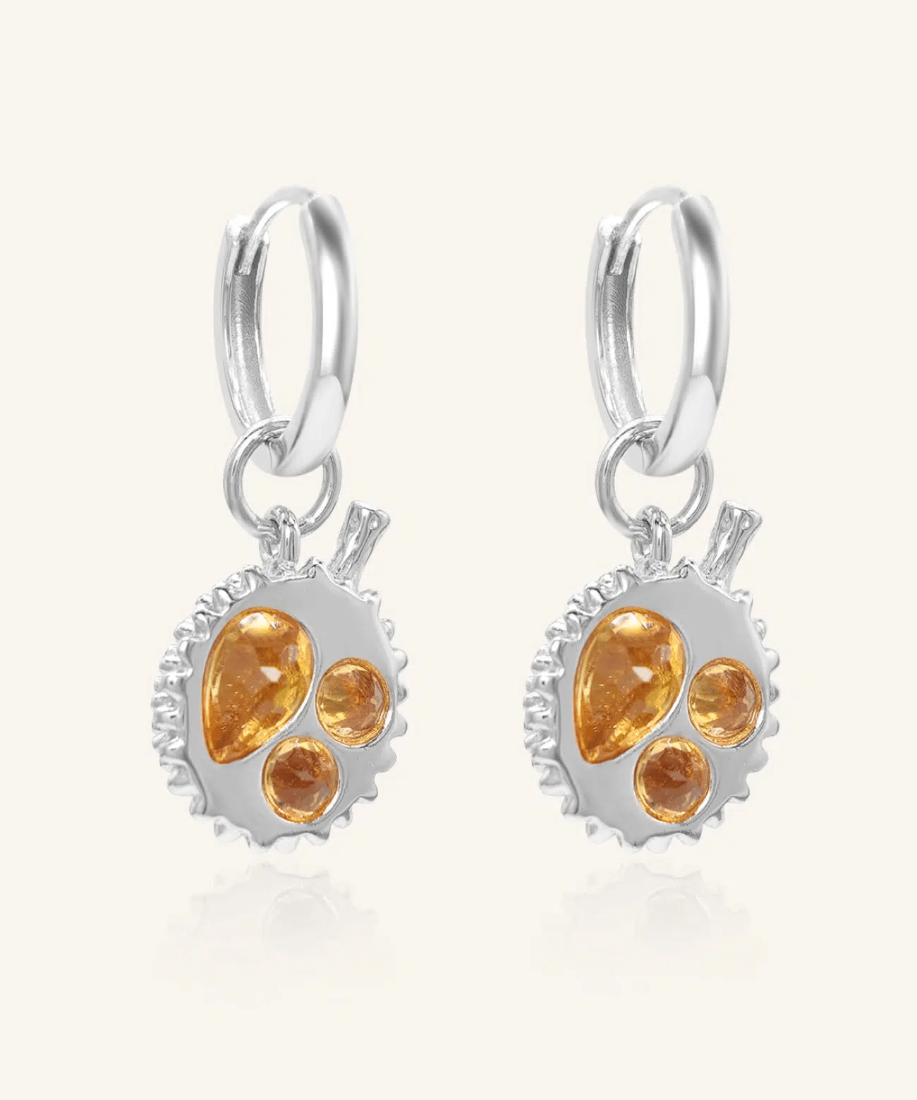 Durian Citrine Huggies - Love Estella