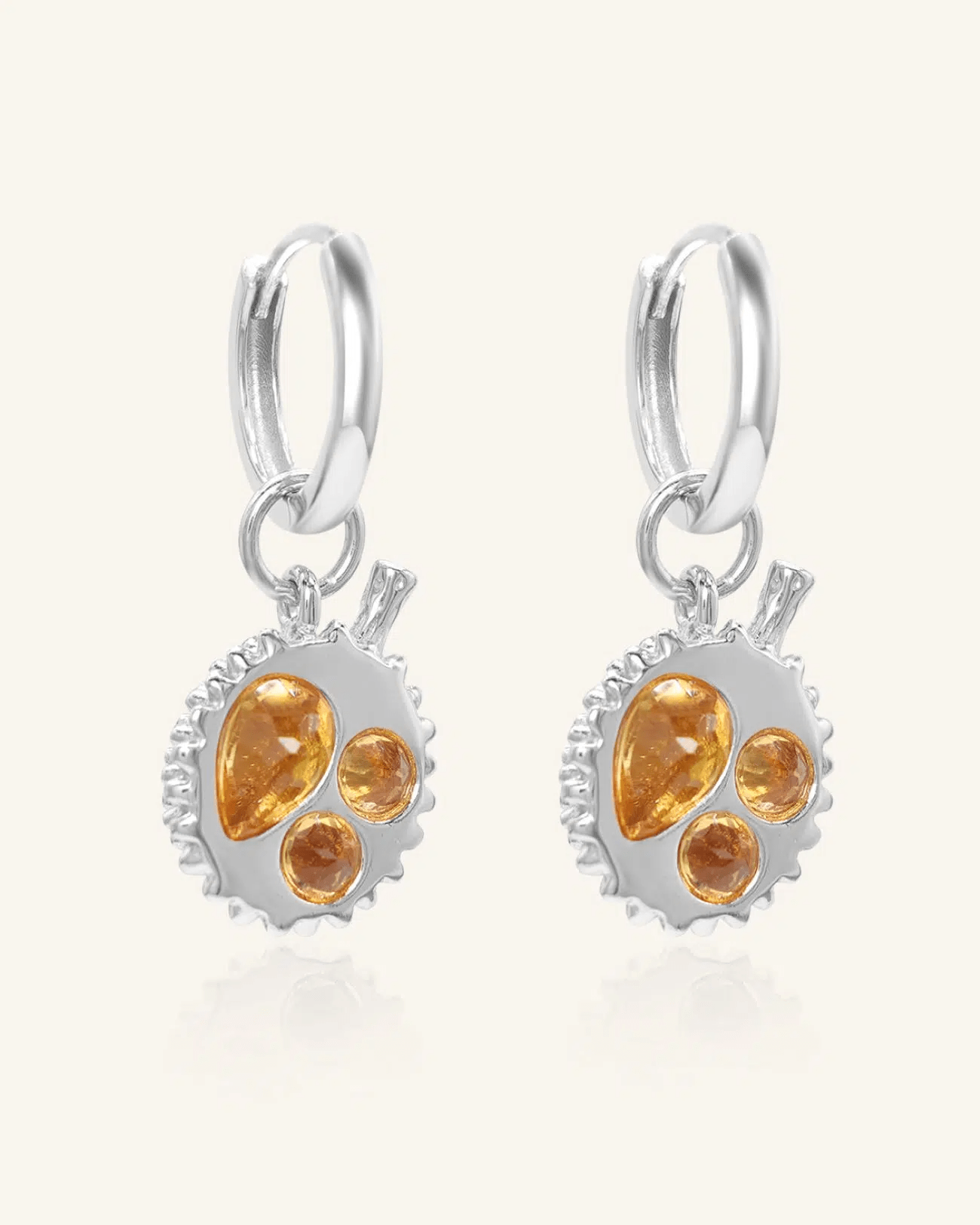 Durian Citrine Huggies - Love Estella