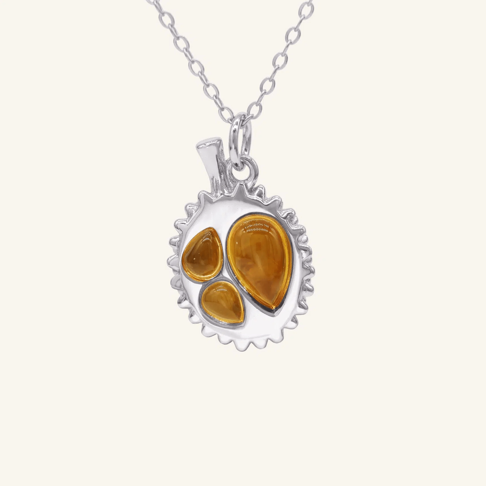Durian Citrine Necklace - Love Estella
