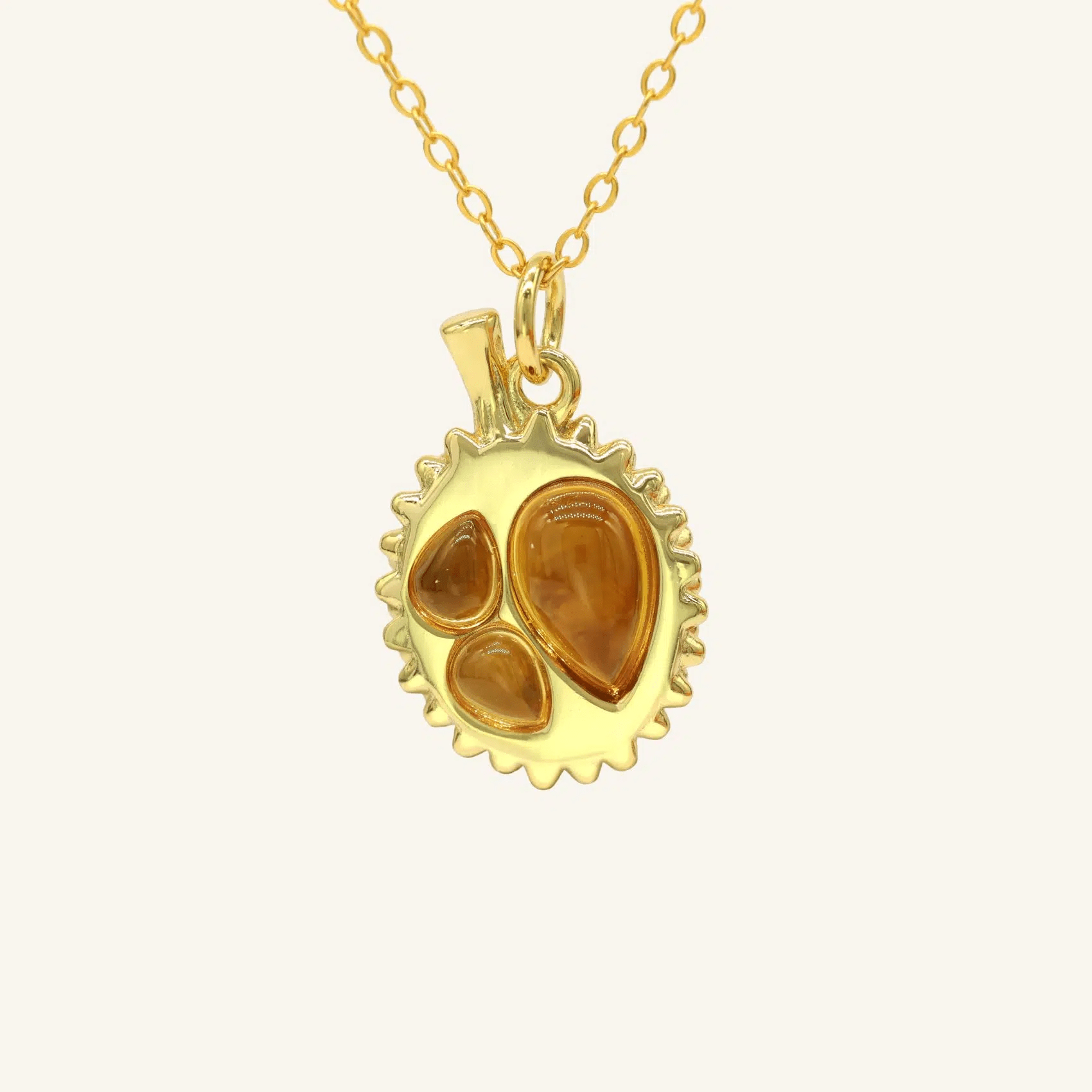 Durian Citrine Necklace - Love Estella