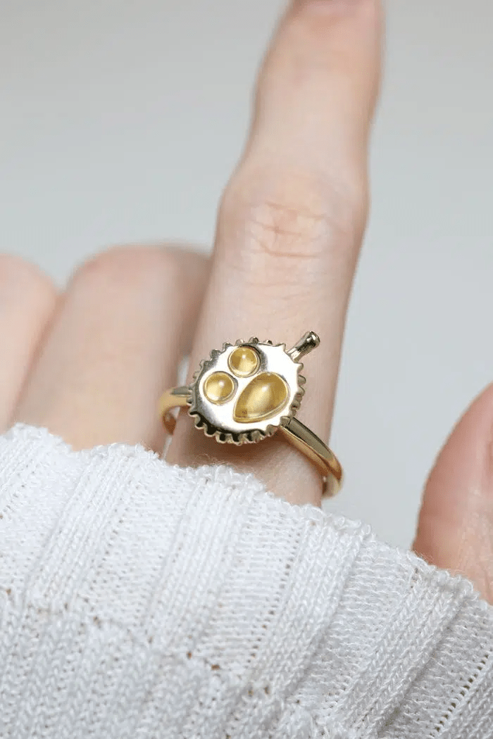 Durian Citrine Ring - Love Estella