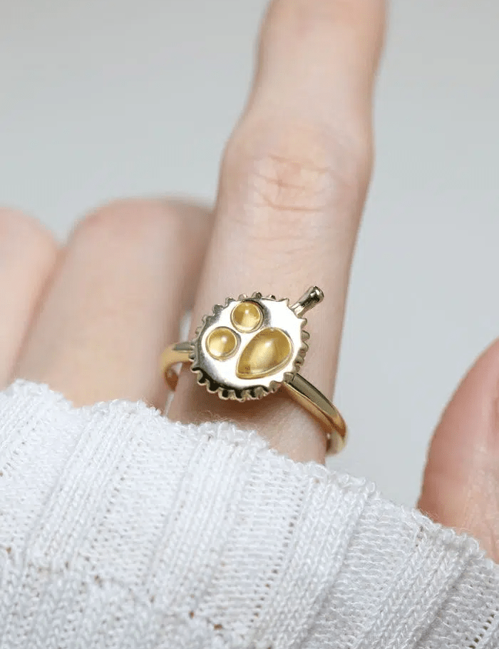 Durian Citrine Ring - Love Estella