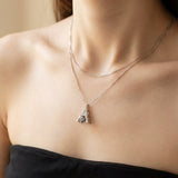Eiffel Tower Moissanite Necklace