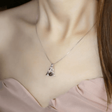 Eiffel Tower Moissanite Necklace - Love Estella