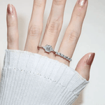 Emerald Cut Moissanite Ring by Elate - Love Estella