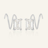Emerald - Cut Twirl Earrings - Love Estella