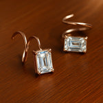 Emerald - Cut Twirl Earrings - Love Estella
