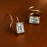 Emerald - Cut Twirl Earrings - Love Estella
