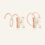 Emerald - Cut Twirl Earrings - Love Estella