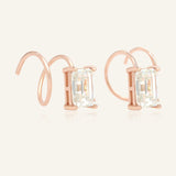 Emerald - Cut Twirl Earrings - Love Estella