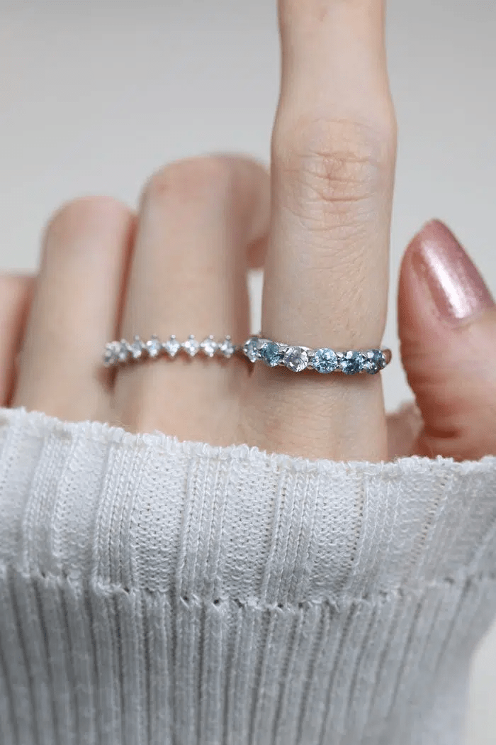 Entwine Eternity Band (Irises) by Elate - Love Estella