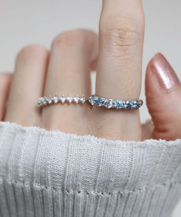 Entwine Eternity Band (Irises) by Elate - Love Estella